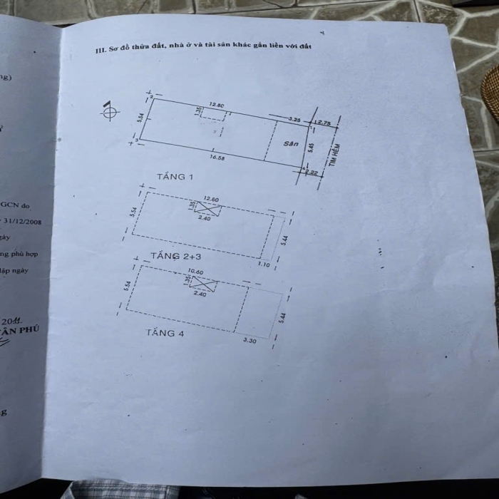 ĐÃ BÁN--- BÁN NHÀ NỞ HẬU, THOẠI NGỌC HẦU, 5.5x17m, 4 TẦNG, HXH THÔNG - 4