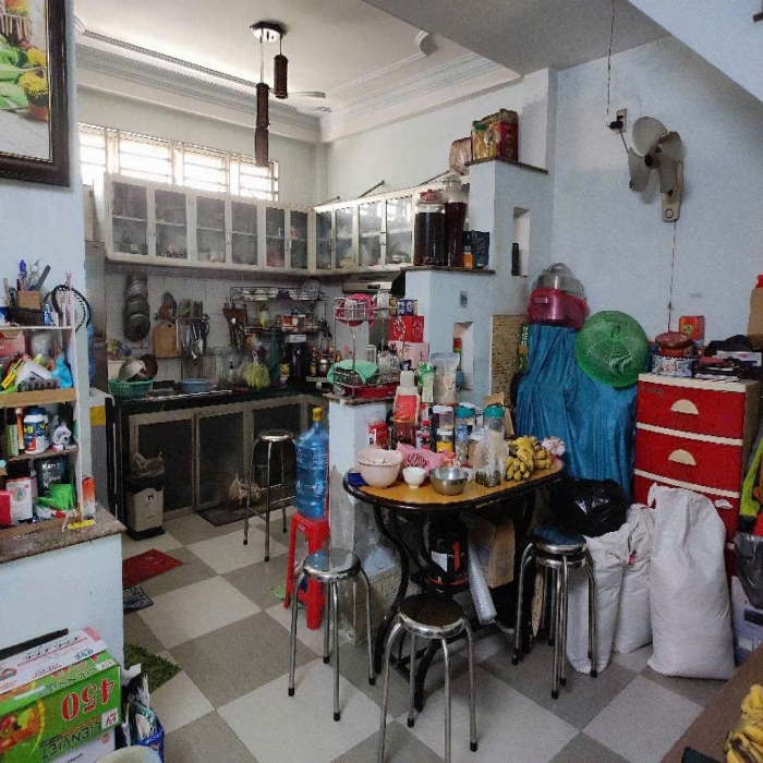 PROSPEROUS FLAIR-SHAPED HOME IN TAN PHU, TRAN VAN ON ST., TAN PHU DIST., 5-STORY HOUSE, CAR-ACCESSIBLE ALLEY, 7.6x13m - 5